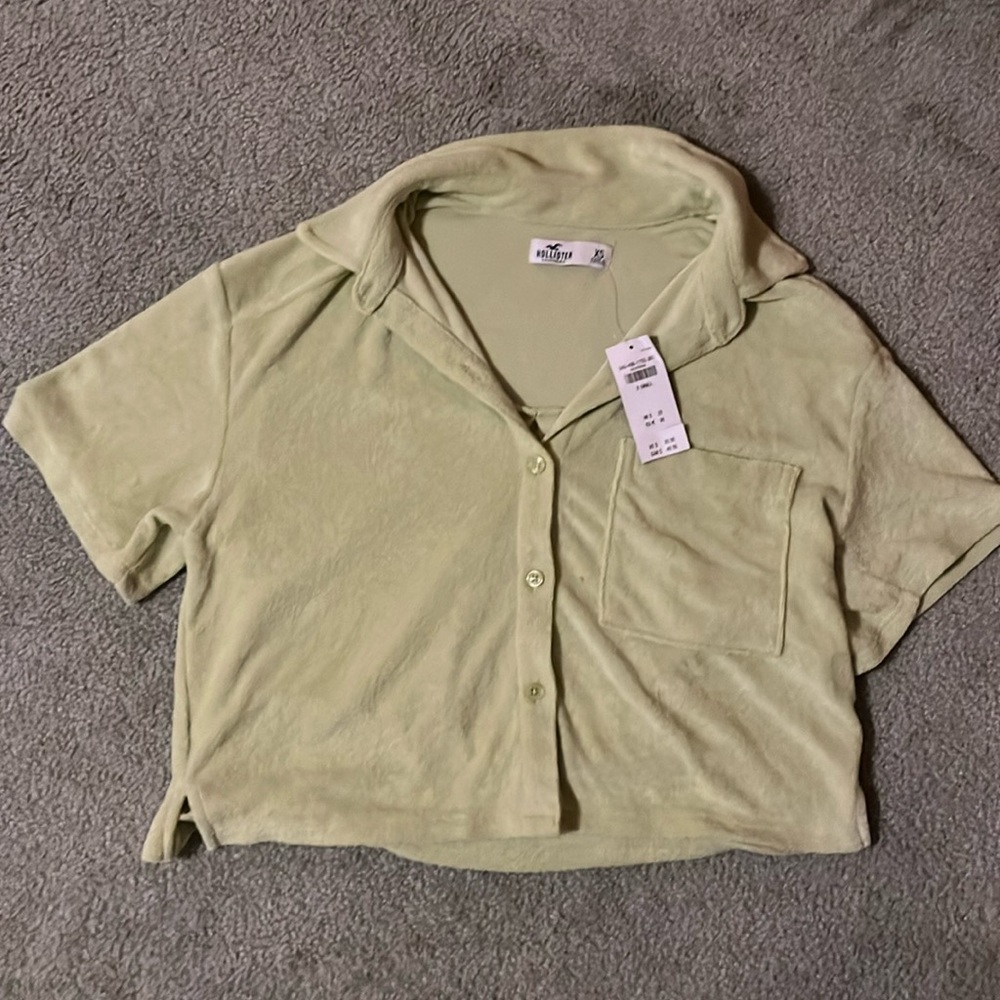 Hollister Terry Button Up